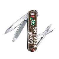 Victorinox Limited Edition 2020 Classic Gone Fishing Swiss Army Knives - 7 Functions #35105l20gf