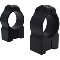 Warne Scope Mounts Hunting Accessories 1 Inch High Matte Rings 16mm Dovetail - Fits Cz 527 #2b1m