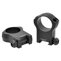 Warne Scope Mounts Hunting Accessories Xp7000 30mm Ultra High Xp Rings Mountain Tech - Matte Black Aluminum #7217m