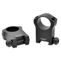 Warne Scope Mounts Hunting Accessories Xp7000 1 Inch Ultra High Rings Matte Black Mountain Tech - Aluminum #7204m