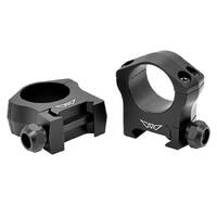 Warne Scope Mounts Hunting Accessories Xp7000 1 Inch Medium Rings Matte Black Mountain Tech - Aluminum #7201m