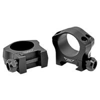Warne Scope Mounts Hunting Accessories Xp7000 1 Inch Low Rings Matte Black Mountain Tech - Aluminum #7200m