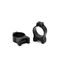Warne Hunting Scope Ring Mount Vapor 30mm Medium Matte Weaver Rings - Lightweight Aluminum #v414m