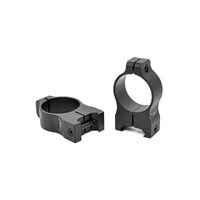 Warne Hunting Scope Ring Mount Vapor 30mm High Matte Weaver Rings - Lightweight Aluminum #v415m