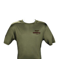 Warne Hunting Clothing  Lightweight Polyester Moisture Wicking T Shirt - Green Small #t1001s