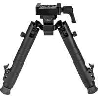 Warne Skyline Precision Bipod Arca Quickly Attaches Rail Interface Hunting Gun Rest - Black #7902m