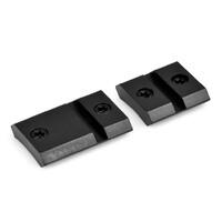 Warne Hunting Rifle Rail Mount Maxima Steel Ruger 10 W 22 Weaver Design Bases - Matte Black #m858/918m