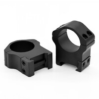 Warne Hunting Rifle Scope Ring Mount  Horizontal 1 Inch High Matte Pa Fixed Scope Rings - Sintered Steel #502m