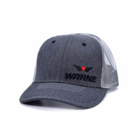 Warne Hunting Hat Comfortable Synthetic Linen Structured Modern Cap - Charcoal White #wcap01