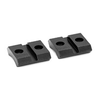 Warne Hunting Rifle Rail Mount Anschutz Scope Mounts Weaver Design - Black Matte Steel Bases #m824/824m