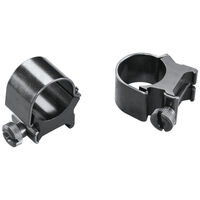Weaver Rifle Scope Rings Cross-lock Mount - 1 Inch High Gloss Blackhigh Quality Durable Lightweight #w49050
