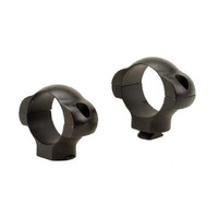 Weaver Rifle Scope Top Mount Rings Grand Slam  - 1 Inch Med Matte Black Steel Construction #w49203