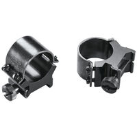 Weaver Rifle Scope Mount Rings Sure Grip 1 Inch High Gloss - Quick Detach Aluminum Saddle #w49161