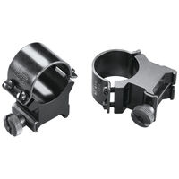 Weaver Rifle Scope Mount Rings Sure Grip 1 Inch X-high Gloss - Black Aluminum Saddle #w49162