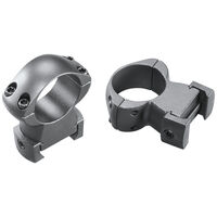 Weaver Grand Slam Steel Top Mount Rings Windage Adjustable - 1 Inch Black X-high Matte #w49320