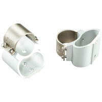 Null See-through Steel Lock Ring Mounts - 1″ See-thru Ss #w49734
