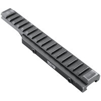 Weaver Flattop Riser Rails Versatile Bases Mount - Black #w99673