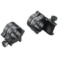 Weaver Quad Lock Detachable Rings 1" High Extension Matte - Lightweight All-aluminum #w49048