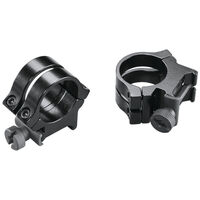 Weaver Quad Lock Detachable Rings Quad Lock 1" High Gloss - Lightweight All-aluminum #w49052