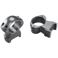 Weaver Grand Slam Steel Top Mount Rings - 1 Inch X-high Black #w49306