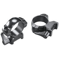 Weaver Lever Lok 30mm High Matte Top Mount Rings - Solid-steel Construction #w49335