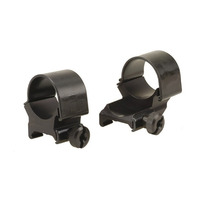 Weaver Detachable Top Mount Rings - 1" High Extension Matte #w49043