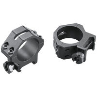 Weaver Tactical Four-hole Skeleton Rings - 30mm Low Matte #w48364