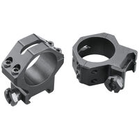 Weaver Tactical Four-hole Skeleton Rings - 30mm Med Matte #w48365