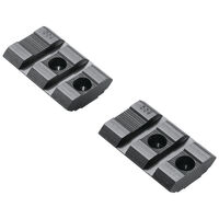 Weaver 2 Piece Bases Mossberg 500 Matte Top Mount Base Pairs - Black Aluminum Construction #w48473