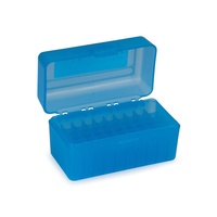 Xhunter 50 Rounds Ammo Box - Rifle .17 Cal, .223rem, .222rem, .300cal, 6mm #xt903