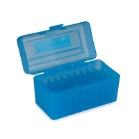 Xhunter 50 Rds Flip Top Ammo Box - .270win, .25-06, .375rim, 6.5x55, .410cal #xt909