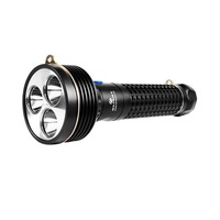 Olight Sr96 Intimidator Flashlight With 3Xmk-R Led 7800Mah Rechangeable Battery Pack