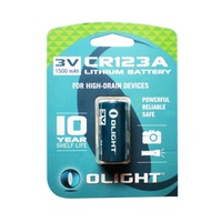 Olight 1500Mah Cr123A Lithium-Ion Battery With Paper Card