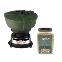 Atacpro Electronic Brass Case Tumbler Reloading Kit - With 2kg Treated Corn Media #00142