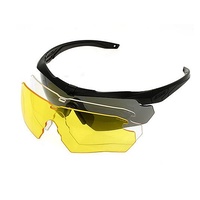 Xhunter Crossbow Style Black Shooting Glasses W/ 3 Lens