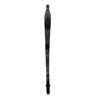 Xhunter Gun Sling Padded Pu Leather Black W Swivels