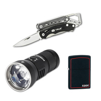 Xhunter Everyday Carry Essential Gift Pack - Acebeam E10 Zippo Lighter Multi-Tool #00715