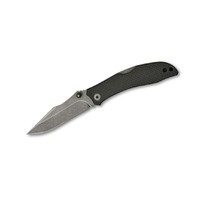 Cobra 6.1 Inch Drop Point Lockback Pocket Folding Knife - Black #kf0298 Black