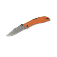 Cobra Drop Point Lockback Pocket Folding Knife - Orange 6.1 Inch Overall #kf0298 Orange