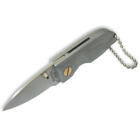 Cobra Mouse Compact Pocket Folding Knife 40-100 - Silver 4.3 Inch Overall #kf0126 Silver