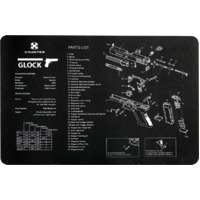 Epicshot Pistol Gun Cleaning Bench Mat - Small 16.5 Inch Length Soft Rubber Material #glock