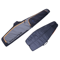 Xhunter 48 Inch Rifle Shotgun Black Grey Bag - W Tikka Velcro Badge #x-119979ti