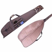 Xhunter 52 Inch Molle Rifle Shotgun Camo Brown Bag - W Tikka Velcro Badge #x-119935ti