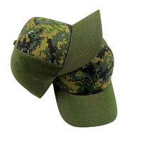 Xhunter Camo Olive Green 5-panel Outdoor Cap - One Size Fits Most #Xh126672
