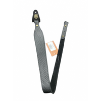 Xhunter Tapered Basket Weave Finish Genuine Leather Gun Sling - 60mm Black #Stbs60-bl