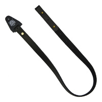 Xhunter Straight Genuine Leather Gun Sling - 25mm Black #Sspl25-bl