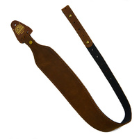 Xhunter Straight Genuine Leather Gun Sling - 70mm Brown #Sspl70-br