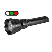 Xhunter Tri-color Zoomable Hunting Flashlight - White/green/red Torch #Xled28