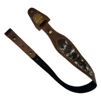 Xhunter Tapered Genuine Leather Cowhide Inlay Gun Sling - 60mm Vintage #Stbi60-vi