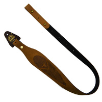 Xhunter Tapered Genuine Leather Laser Etched Gun Sling - 60mm Deer #Stle60-dbw